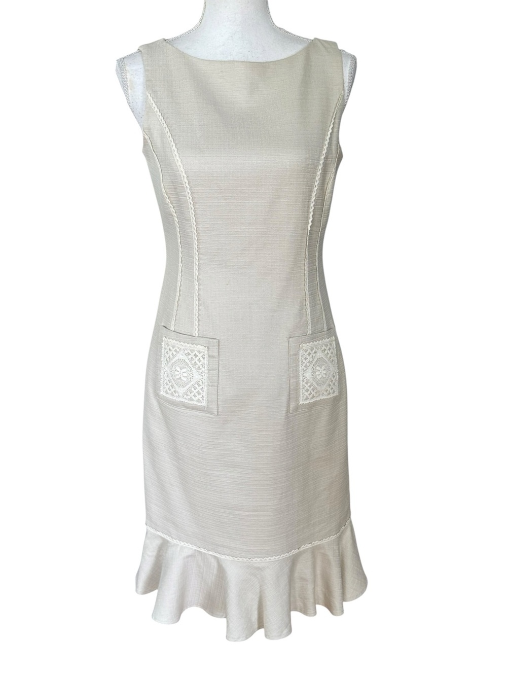 David Meister sheath dress size 4